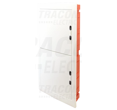 Süllyesztett elosztódoboz, fehér-sík ajtóval, NPE nélkül  4×18 (72) modul, IP40, (H×W×D=860×440×95mm)