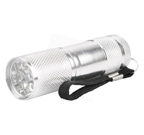 ENTAC EFL9L1WS ELEMLÁMPA 1W 9LED ALU EZÜST 3XAAA NT.