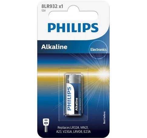 Philips 8LR93201B ELEM ALKALI 12.0V 1-BLISZTER