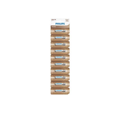 Philips LR03AL10S10 ELEM ALKALI AAA 10DB-OS CSOMAGOLÁS