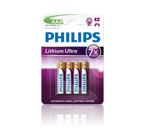 Philips FR03LB4A10 ELEM LÍTIUM ULTRA AAA 4-BLISZTER