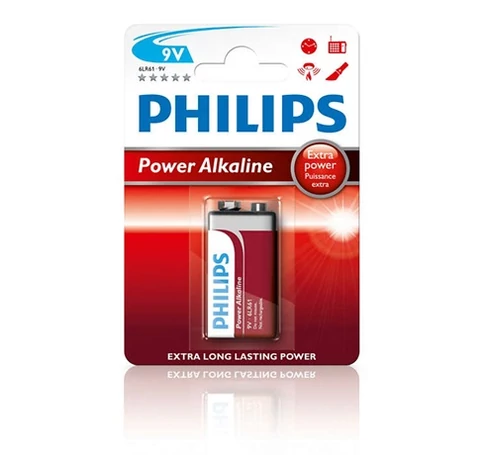 Philips 6LR61P1B10 ELEM POWER ALKALI 9V 1-BLISZTER
