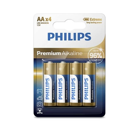 Philips LR6M4B10 ELEM PREMIUM ALKALI AA 4-BLISZTER