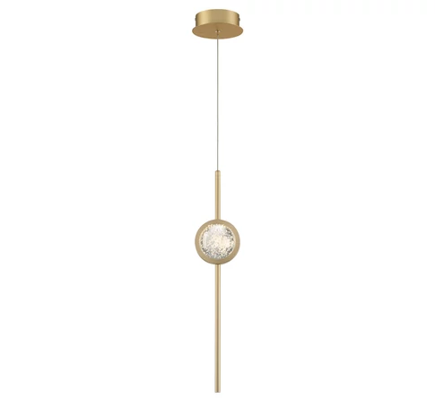 ELSTEAD Eurofase pendant light, height 598mm, height-adjustable, LED 6W dimmable, 340lm - ELS-QN-BARLETTA-1P-BG