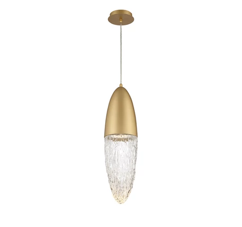 ELSTEAD Eurofase pendant light, height 615mm, 1x LED GU11 - ELS-QN-ECROU-1P-BG