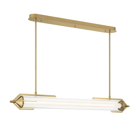 ELSTEAD Eurofase pendant light, width 1220mm, LED 38W dimmable, 3329lm - ELS-QN-ESPADA-LP-BG