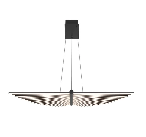 ELSTEAD Eurofase pendant light, width 1.050mm, LED dimmable 57W, 1192lm - ELS-QN-SERAPH-LP-L-BLK