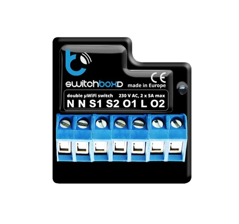 BLEBOX switchboxD - DOUBLE CIRCUIT BREAKER 230V