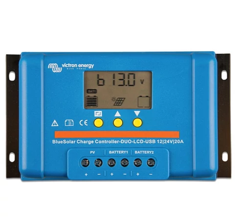 Victron Energy PWM Duo LCD&USB 12/24V-20A charge controller