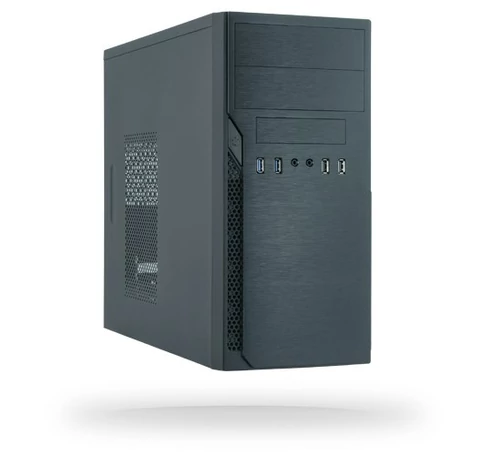 Chieftec ATX mini-tour alu brossé SECC Tower Black
