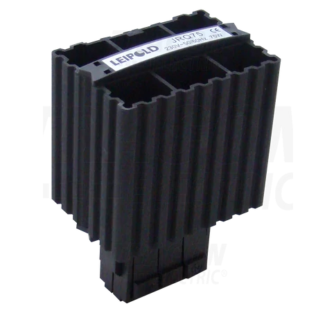 Fűtőegység elosztószekrényhez, sínre pattintható  100W, 120-250V AC/DC, max.4,5A