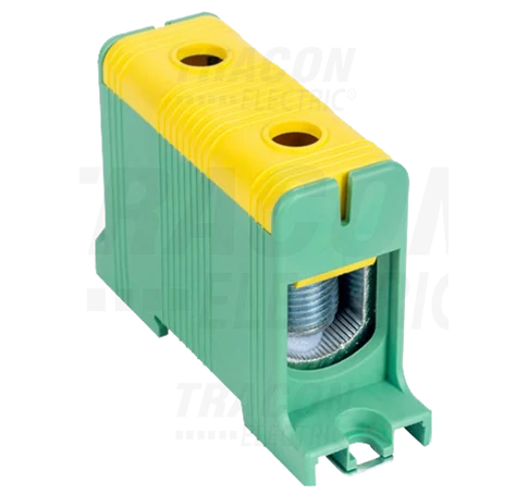Főáramköri leágazó kapocs, sínre/felületre, zöld/sárga  35-150mm2, max. 1000VAC/1500VDC, max.320A