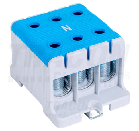 Főáramköri leágazó kapocs, sínre/felületre, kék  16-95mm2, max. 1000VAC/1500VDC, max.245A
