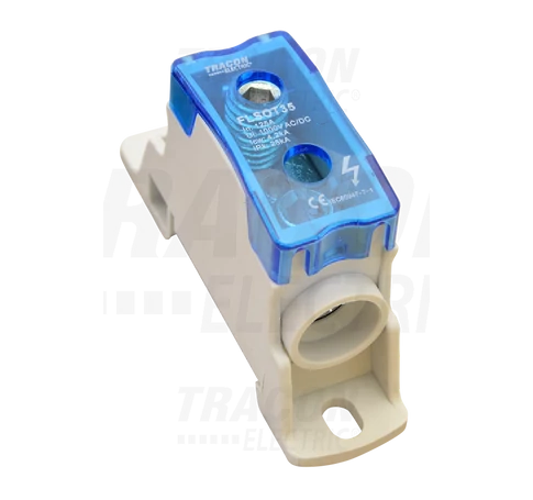 Moduláris toldó kapocs nyitható fedéllel  1×95(70)mm2 / 1×95(70)mm2, 1000VAC/DC, 250A