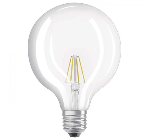 OSRAM Retrofit Globe 125   világos 230V E27 LED EQ60  2700K