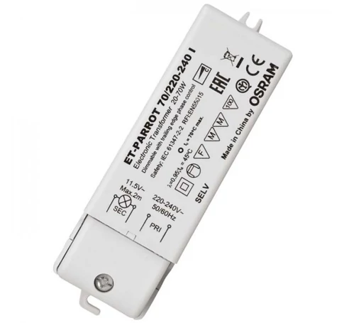TRAFO 20-70W 12V AC DIMM   12V 70W
