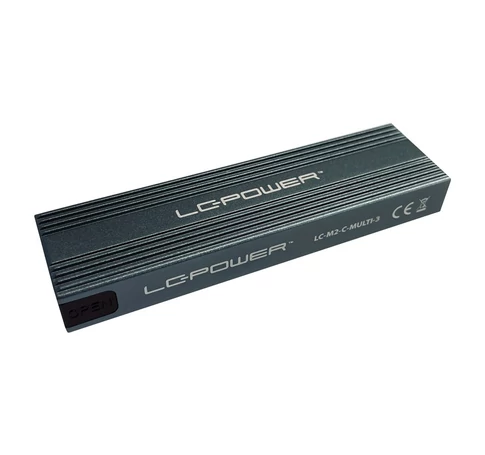 LC-Power LC-M2-C-MULTI-3 storage drive enclosure SSD enclosure Anthracite M.2