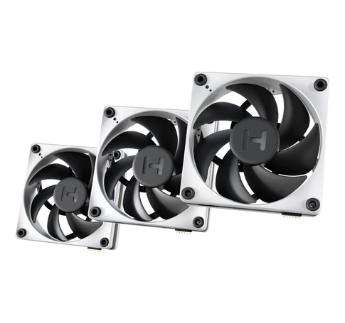 HYTE THICC FP12 Computer case Fan 12 cm Black, White 3 pc(s)