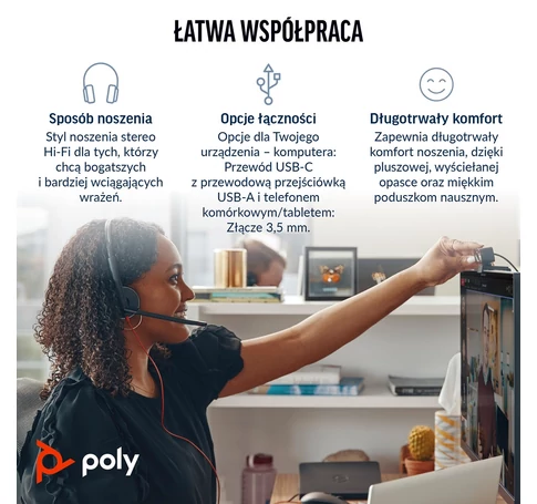 Poly Blackwire 3325 - headset