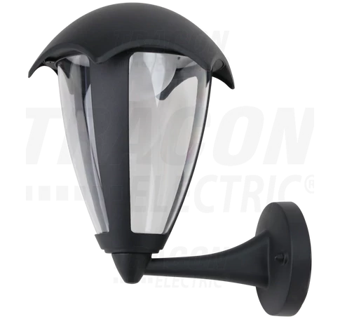 LED-es kültéri fali lámpa, álló karos  230 VAC, 50 Hz, 8 W, 550 lm, 3000 K, IP54, EEI=G