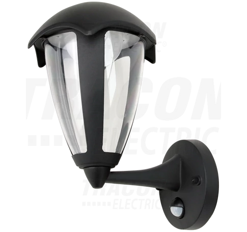 LED kültéri fali lámpa mozg.érz.álló kar  230 VAC, 50 Hz, 8 W, 550 lm, 3000 K, IP54, EEI=G