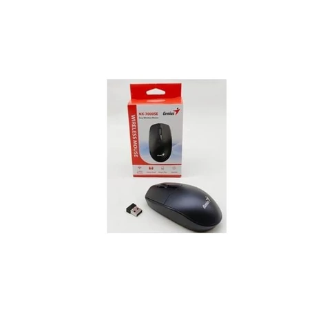 GENIUS Vezeték nélküli egér NX-7000 SE, USB, 1200dpi, BlueEye, Fekete
