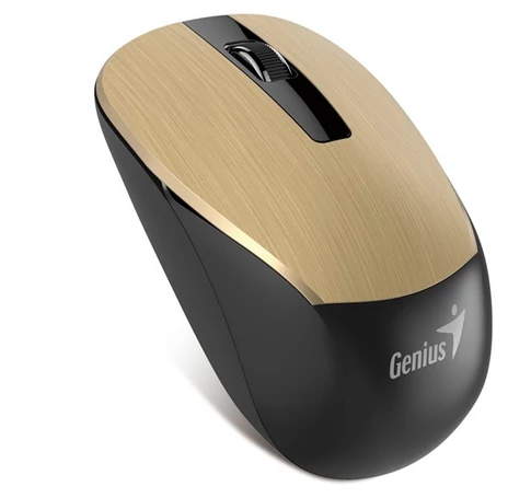 GENIUS Vezeték nélküli egér NX-7015, USB, 1200dpi, BlueEye, Arany