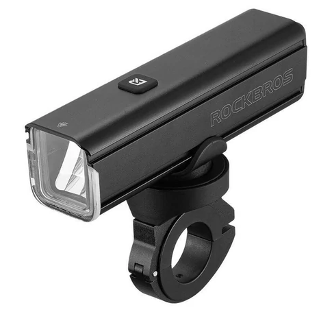 Rockbros RHL1000 24610002001 1000 lm front bike light + USB-C to USB-A cable, black