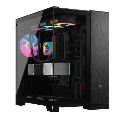 Corsair CC-9011283-WW computer case Midi Tower Aluminium, Black
