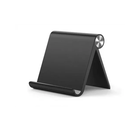 HAFFNER UNIVERZÁLIS ASZTALI ÁLLVÁNY TELEFON VAGY TABLET KÉSZÜLÉKHEZ, FEKETE