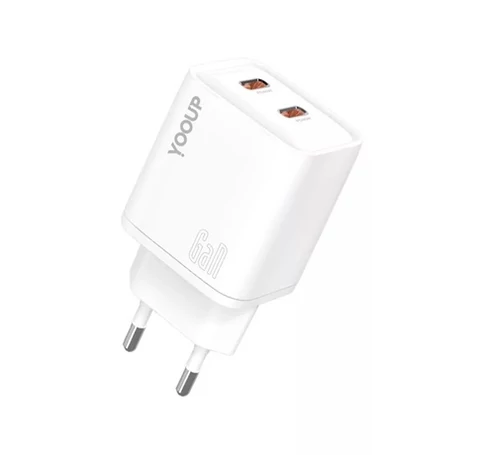 Yooup NC67G HÁLÓZATI TÖLTŐ PD 65W TRIPLA USB-A USB-C