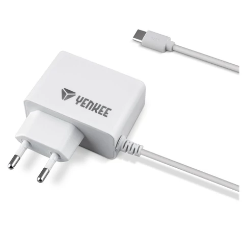 Yenkee YAC2027WH HÁLÓZATI TÖLTŐ USB C