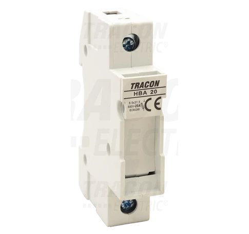 Szakaszolókapcsoló-biztosító hengeres bizt.hoz, maszkolható  20A, 8x32mm; Un=230V/400V