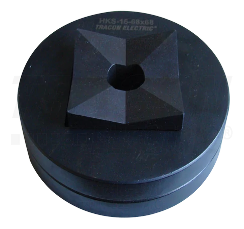 Kivágó szerszámfej 48×48mm keretméretű táblaműszerekhez  D=43×43