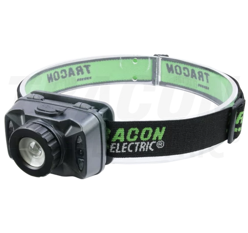 Fejlámpa, akkumulátoros, mozgásérzékelős kapcsolással  10 W, 600 lm, 5 h, 3,7 V, 1800 mAh, Li-Po