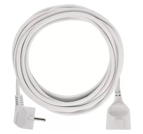 Emos P0125R HOSSZABBÍTÓ 5 M / 1 ALJZAT / FEHÉR / PVC / 1,5 MM2