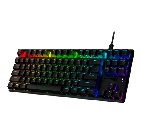 HP HYPERX vezetékes mechanikus gaming billentyűzet Alloy Origins Core PBT piros switch - brit lokalizáció
