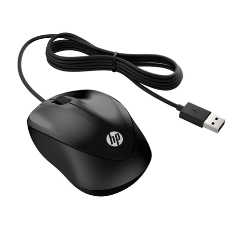 HP vezetékes egér 1000 - fekete