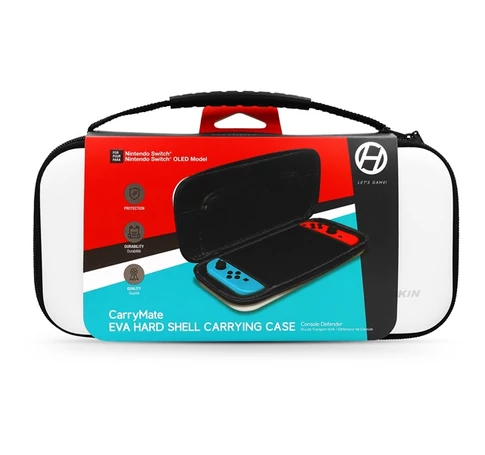 HYPERKIN CarryMate EVA Nintendo Switch/Switch OLED/Switch Lite Erősített utazótok, Fehér