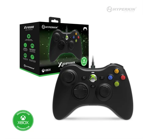 HYPERKIN Xenon Xbox Series|One/Windows 11|10 Xbox liszenszelt Vezetékes kontroller, Fekete