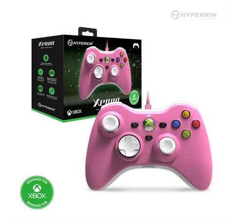 HYPERKIN Xenon Xbox Series|One/Windows 11|10 Xbox liszenszelt Vezetékes kontroller, Pink