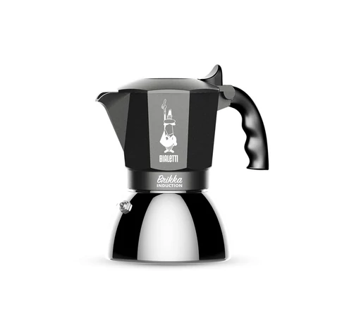 Coffee maker BIALETTI BRIKKA INDUCTION 4TZ 180 ml Anthracite, Silver