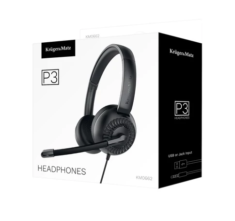 Kruger&Matz headphones/headset Wired Head-band jUSB