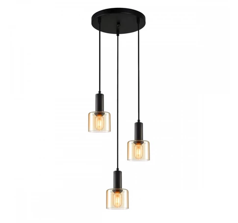 Italux Santia - IT-PND-65342-3A-BK+AMB