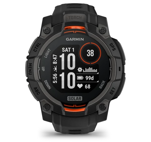 Instinct 3, 45mm Solar, Black