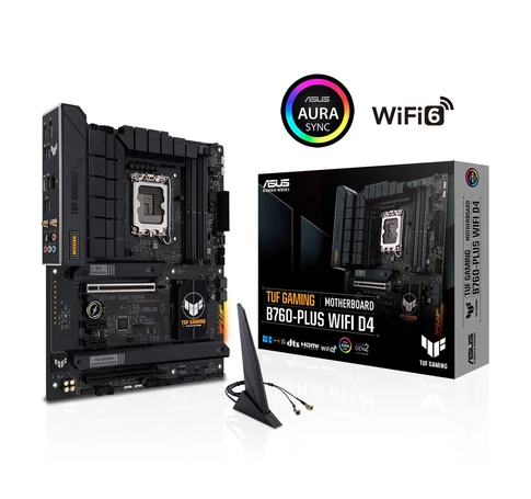 ASUS TUF GAMING B760-PLUS WIFI D4 Intel B760 LGA 1700 ATX