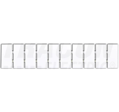 Jelölőlapka TSKA, TSKB sorozatkapocshoz, (10 modul), W=6mm  TSKA4..