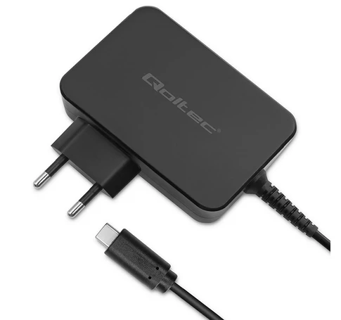 Qoltec PD 120W Turbo Fast Charger | 5-28V | 3-4.5A | USB-C | Black