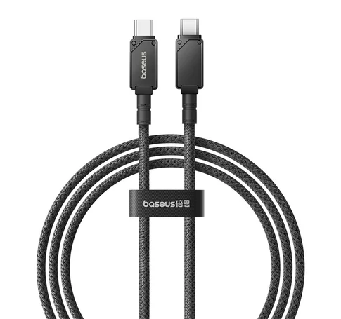 Baseus Törhetetlen USB C - USB C kábel 1 m fekete