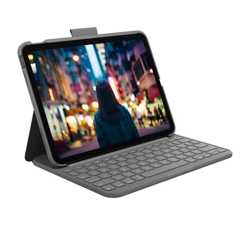 Logitech 920-011423 mobile device keyboard QWERTZ German Bluetooth Grey